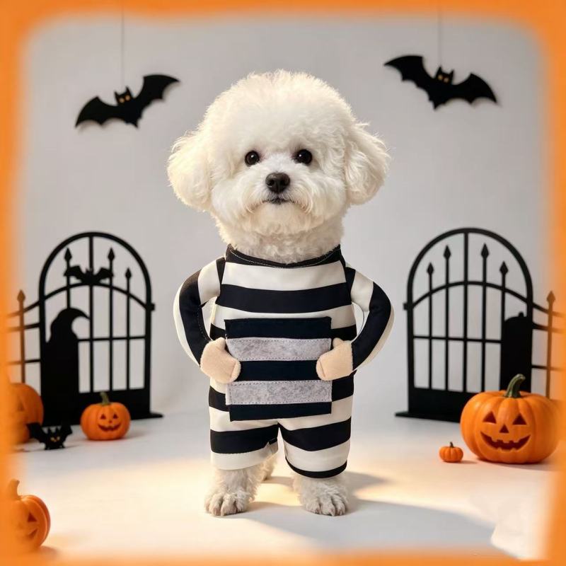 Déguisement chien Halloween - Prisonnier décor d'halloween