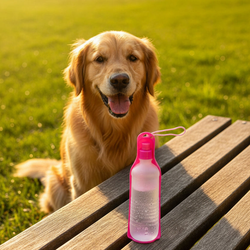 Gourde pour Chien  • JappyGorgée™ : couleur Rose
