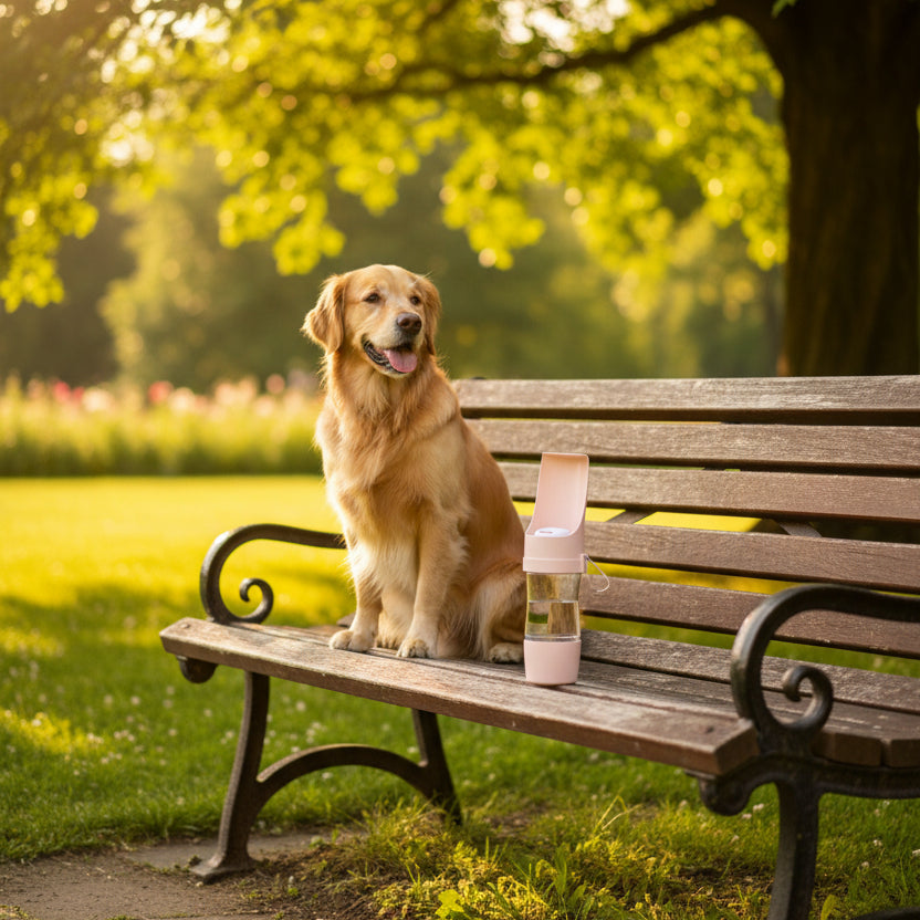 Gourde pour Chien•JappyOasis™ : Étanchéité sécurisée,