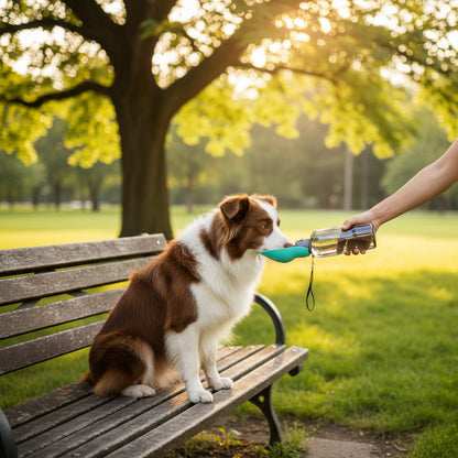 Gourde pour chien • JappyFraîcheur™ : couleur verte