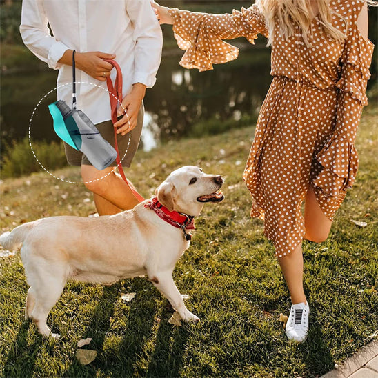Gourde pour chien • JappyFraîcheur™ : Bouteille 2 en 1