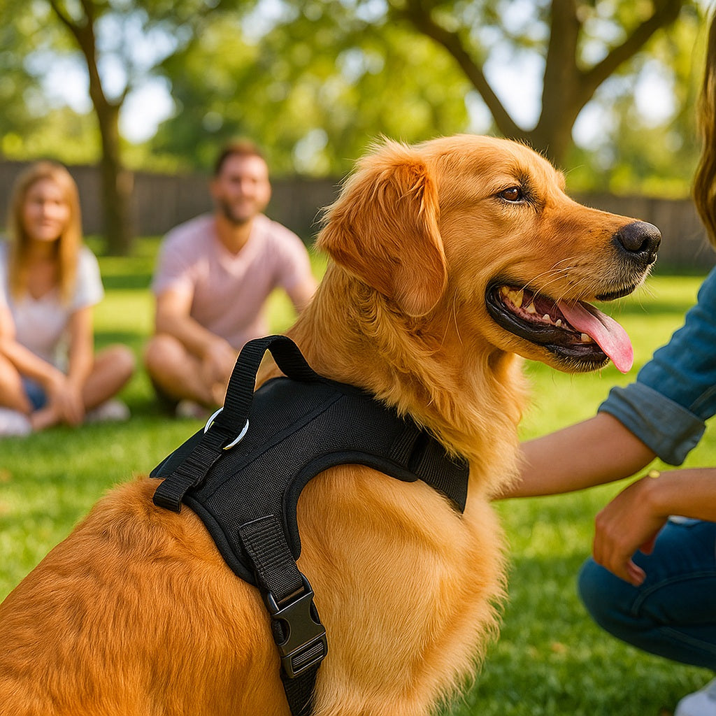 Harnais_pour_chien_CaniParcours Confort, sécurité, liberté : tout ce que votre chien mérite pour chaque sortie.