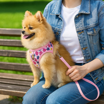 Harnais Petit Chien | Éclat Floral™ ; Des moments de complicité