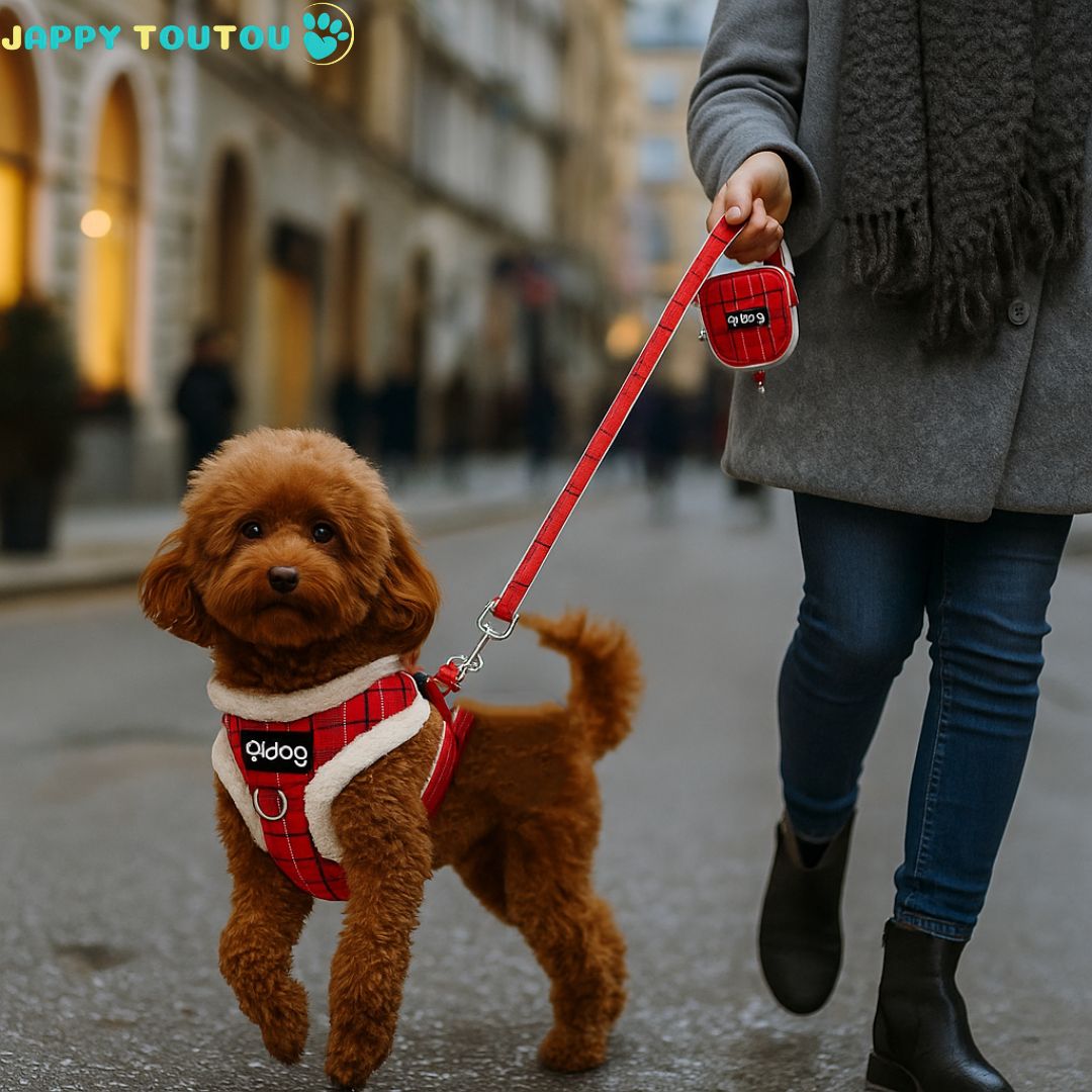 SweetWalk2Chic™ – Harnais petit chien : chaud et confortable pour l’hiver