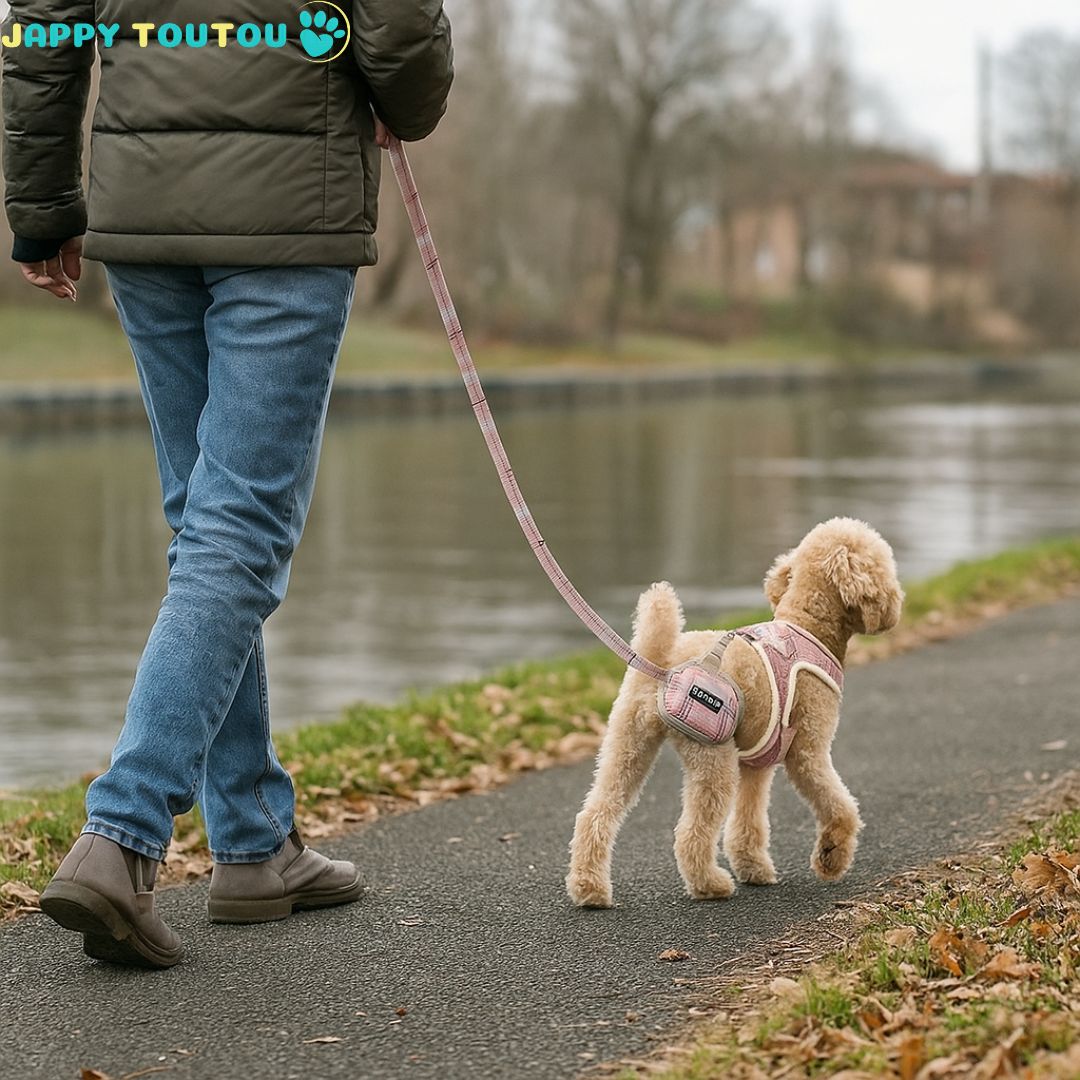 Harnais petit chien - SweetWalk2Chic™ : chaud et confortable pour l’hiver