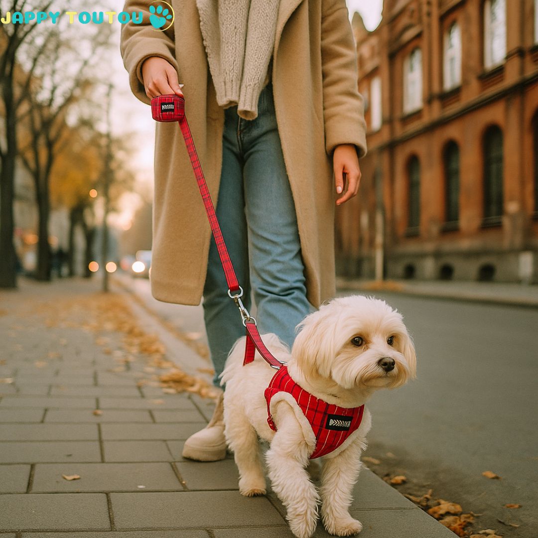 SweetWalk2Chic™ – Harnais petit chien : chaud et confortable pour l’hiver