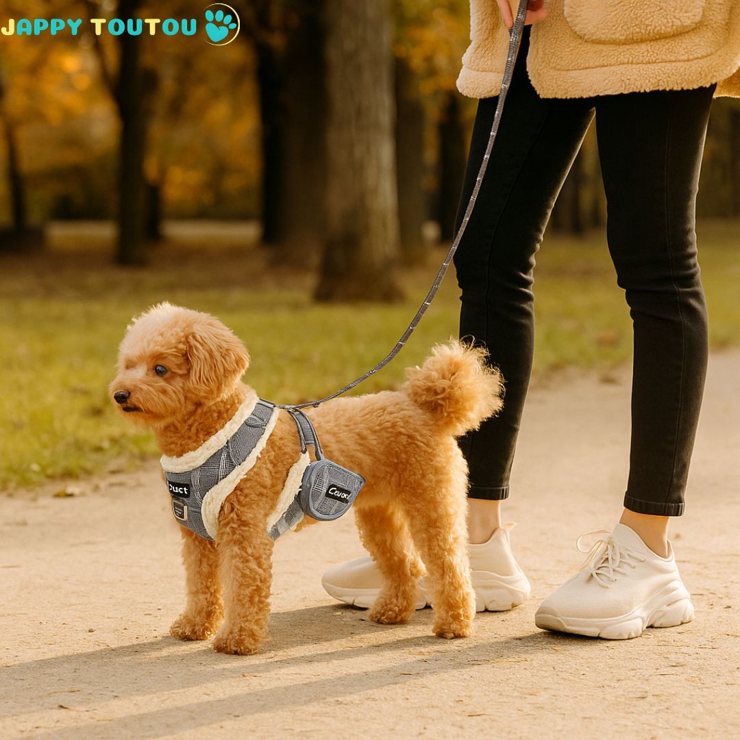 SweetWalk2Chic™ – Harnais petit chien : chaud et confortable pour l’hiver