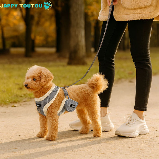 SweetWalk2Chic™ – Harnais petit chien : chaud et confortable pour l’hiver