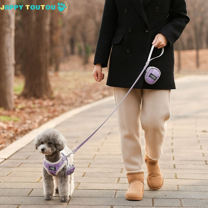 Harnais petit chien - SweetWalk2Chic™ : chaud et confortable pour l’hiver