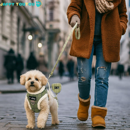SweetWalk2Chic™ – Harnais petit chien : chaud et confortable pour l’hiver