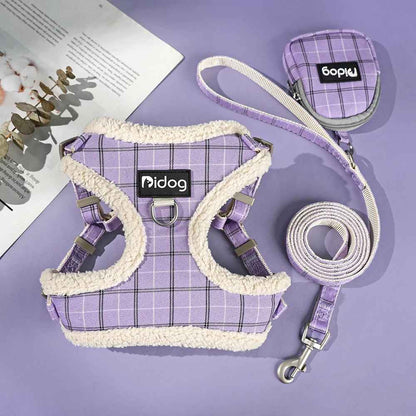 Harnais petit chien - SweetWalk2Chic™ : chaud et confortable pour l’hiver