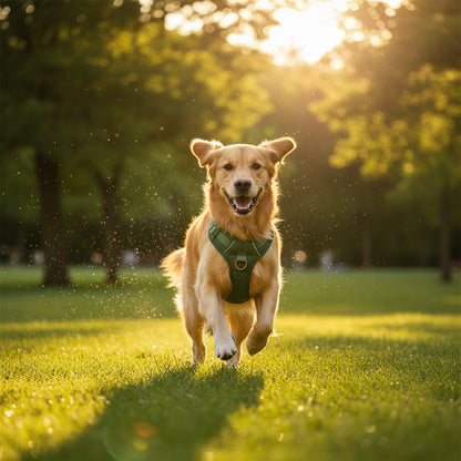 Harnais pour Chien | Rythmi’Toutou™ : vert course libre