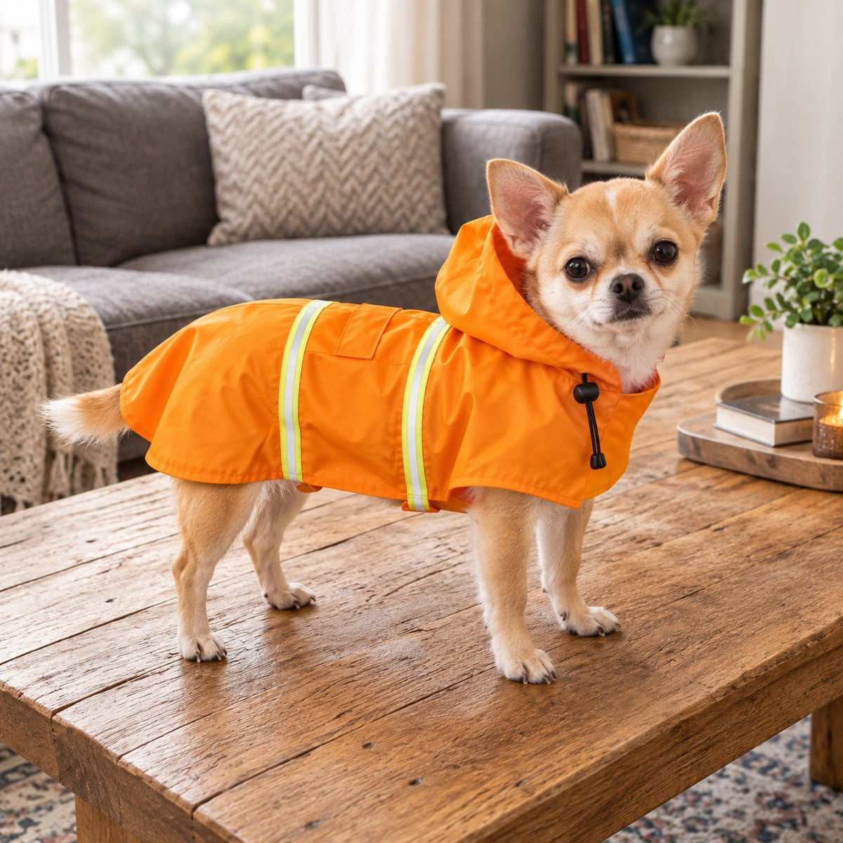 Imperméable pour chien•JappyPluieDouce™ : ajustable et confortable