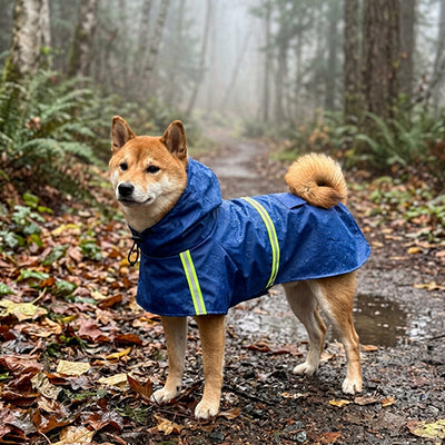 Imperméable pour chien•JappyPluieDouce™ marche en sentier