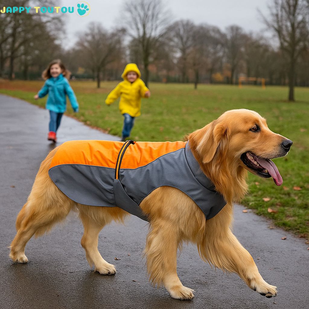 Imperméable pour chien | RainCoatChic™: protection élégante contre les intempéries