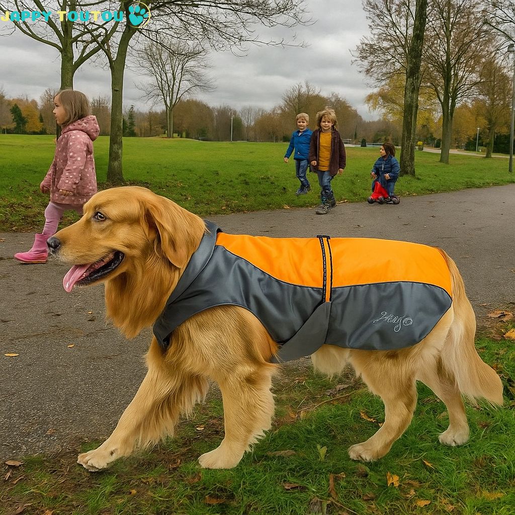 Imperméable pour chien | RainCoatChic™: protection élégante contre les intempéries