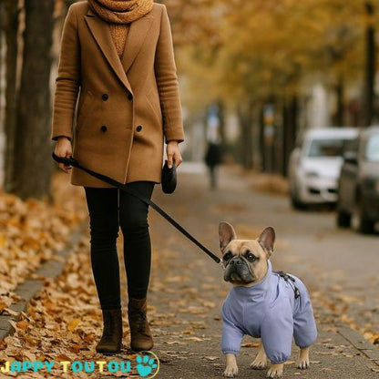 L'imperméable pour chien WoofRainCoat™ transforme ces moments difficiles en promenades agréables