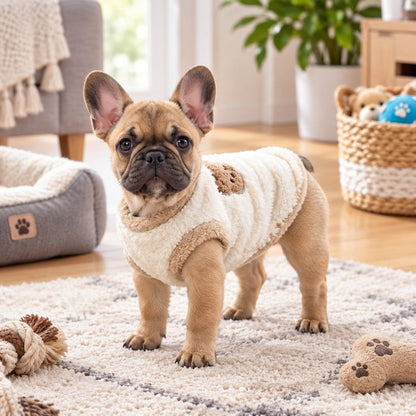 Pull pour Chien•Jappy CosyBear Beige™:  Convient aux races de petite taille