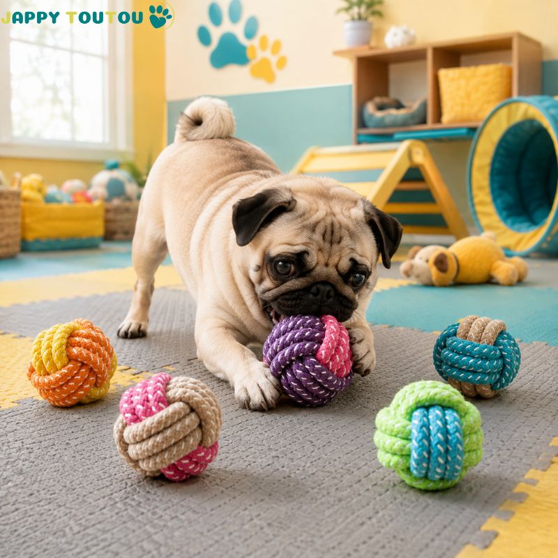 Jouet pour chien​​•Croc’nœud™ : Format: Balles nouées