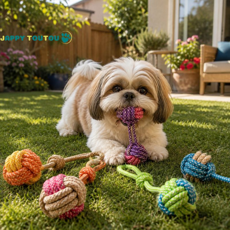 Jouet pour chien​​•Croc’nœud™ : Taille: Adaptée aux petites et moyennes races,