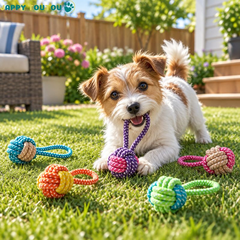 Jouet pour chien•Croc’nœud™ : Variété: Vendu en lot