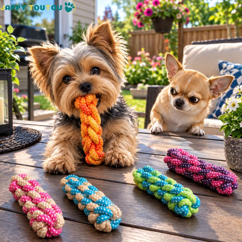 Jouet pour chien​• Jappy Croc’2nœud™ : Format 