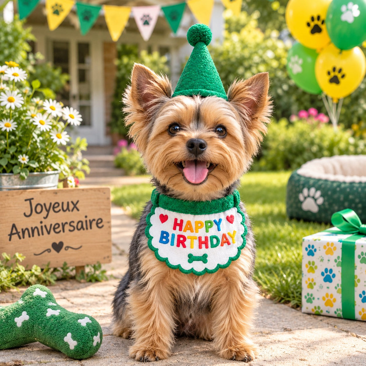 Déguisement Chien - Jappy Célébration™ : Taille universelle ajustable