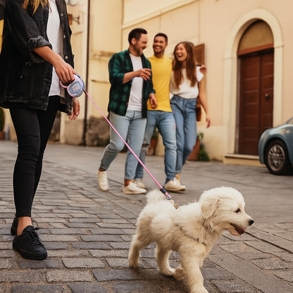 Laisse enrouleur petit chien : La solution idéale pour vos promenades quotidiennes - www.JappyToutou.com