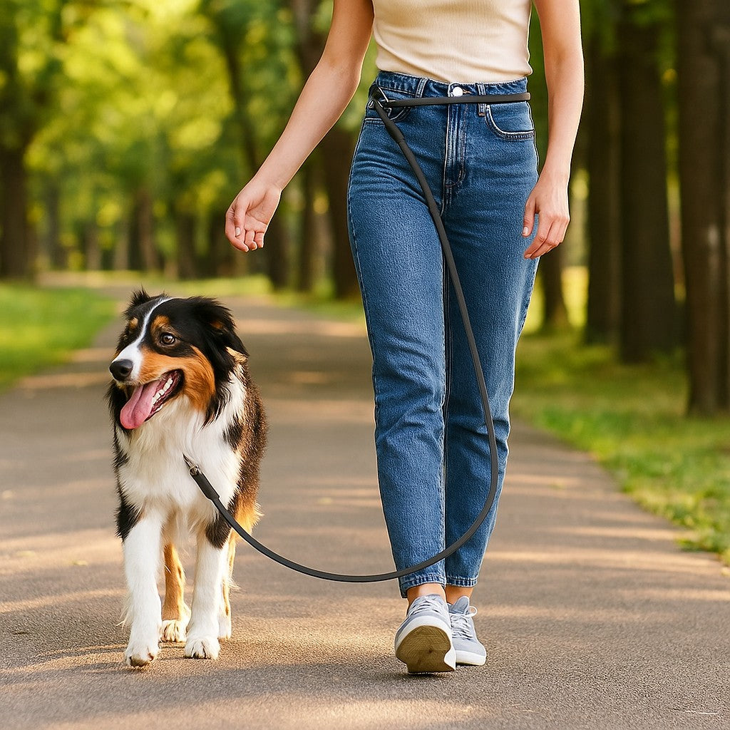 Laisse_chien_main_libre-_Libert_avec_toutou reprendre la marche