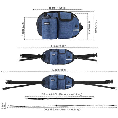 Laisse main libre pour chien SmartLeachBelt™ GRANDEUR
