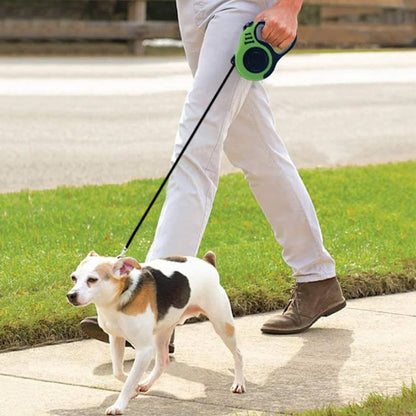 Laisse pour chien -RetracLeash™- vert-noir- 