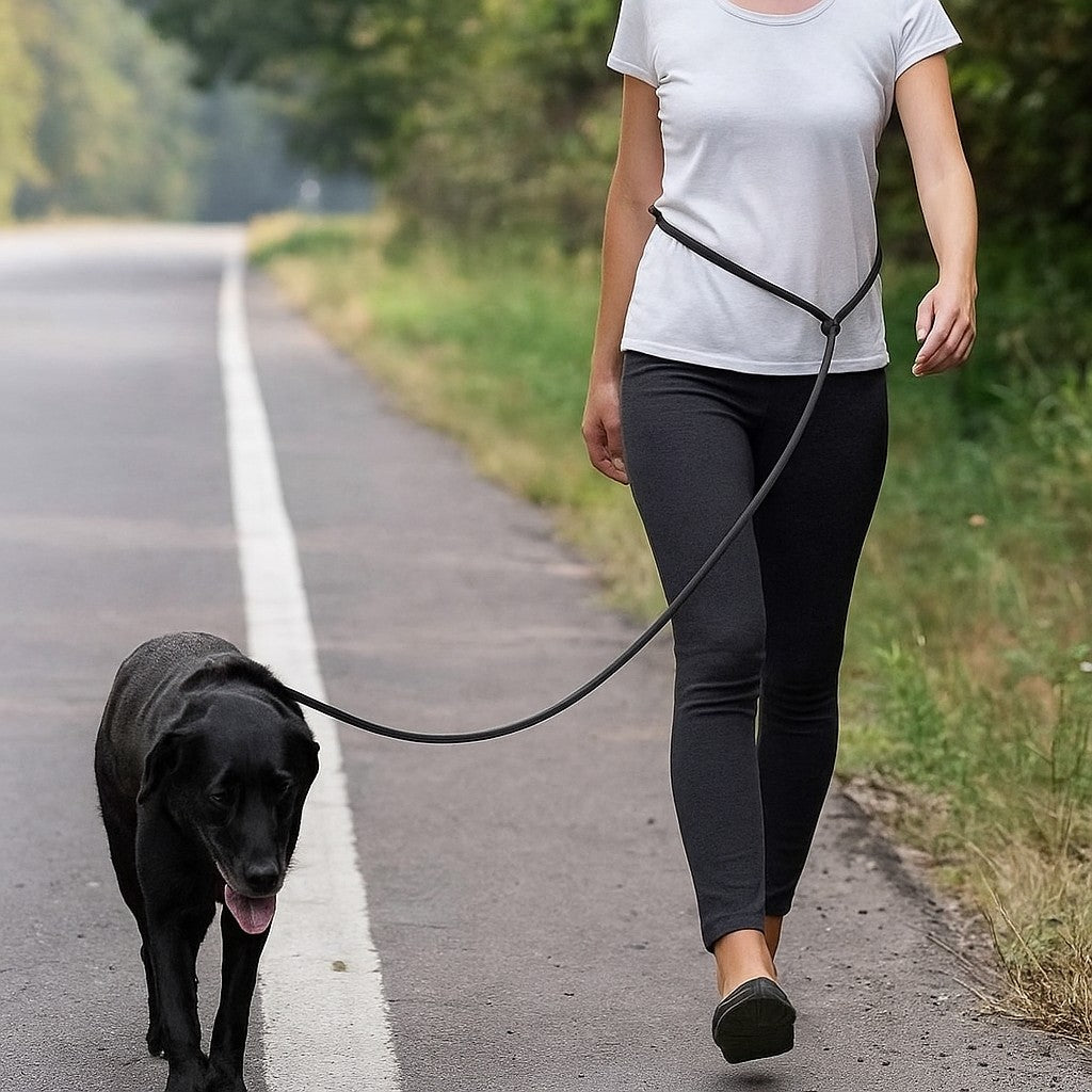 Laisse_chien_main_libre-_Liberté_avec_toutou partout toute activitée