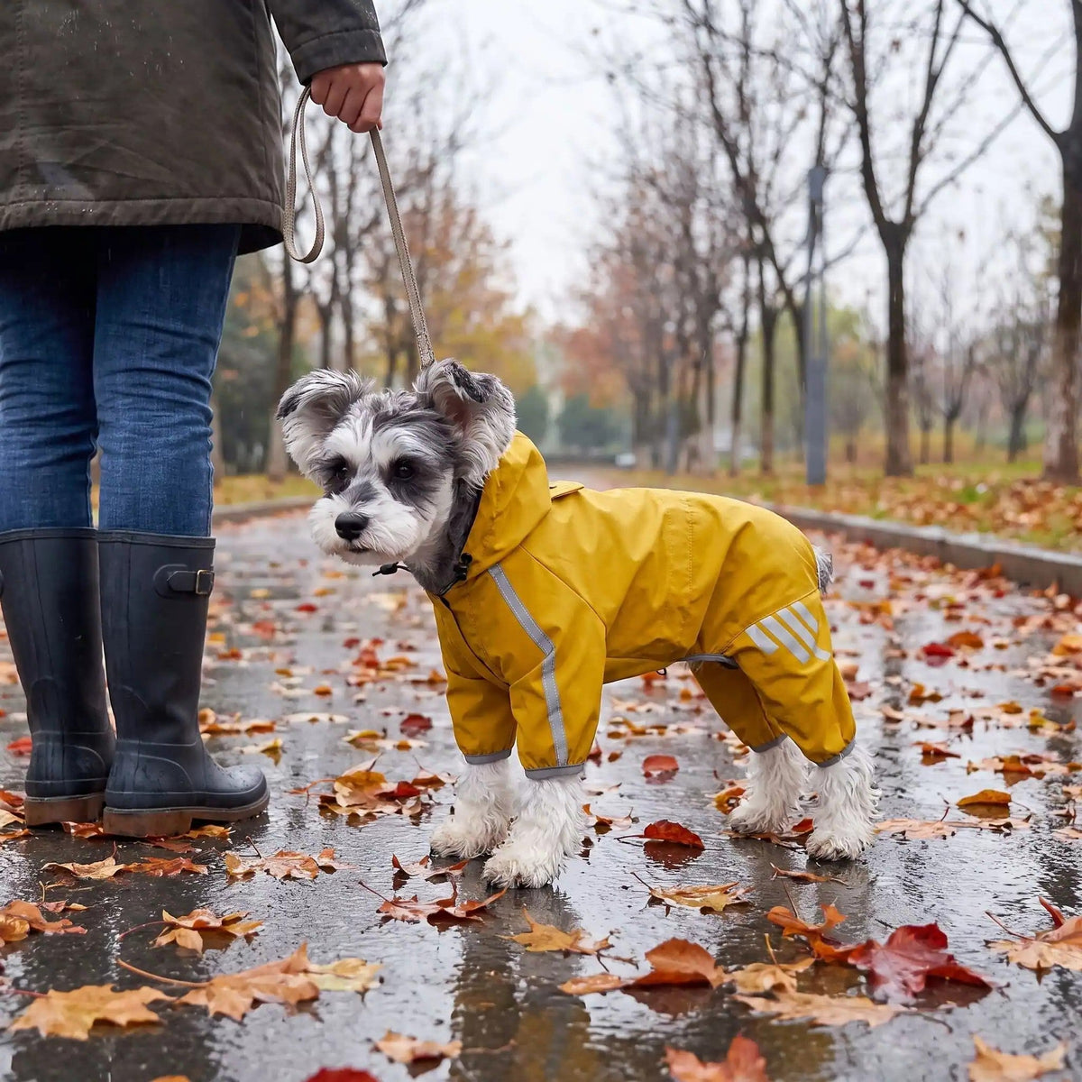 Manteau pour Chien | Jappy Chic’nPuie™ : marche dans le parc