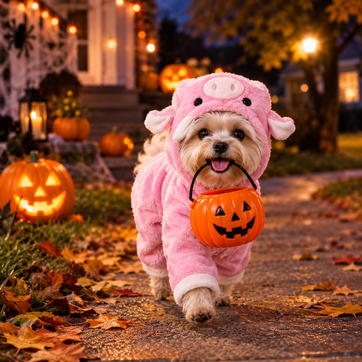 Déguisement Chien halloween | Tigre - Porcelet soir d'halloween