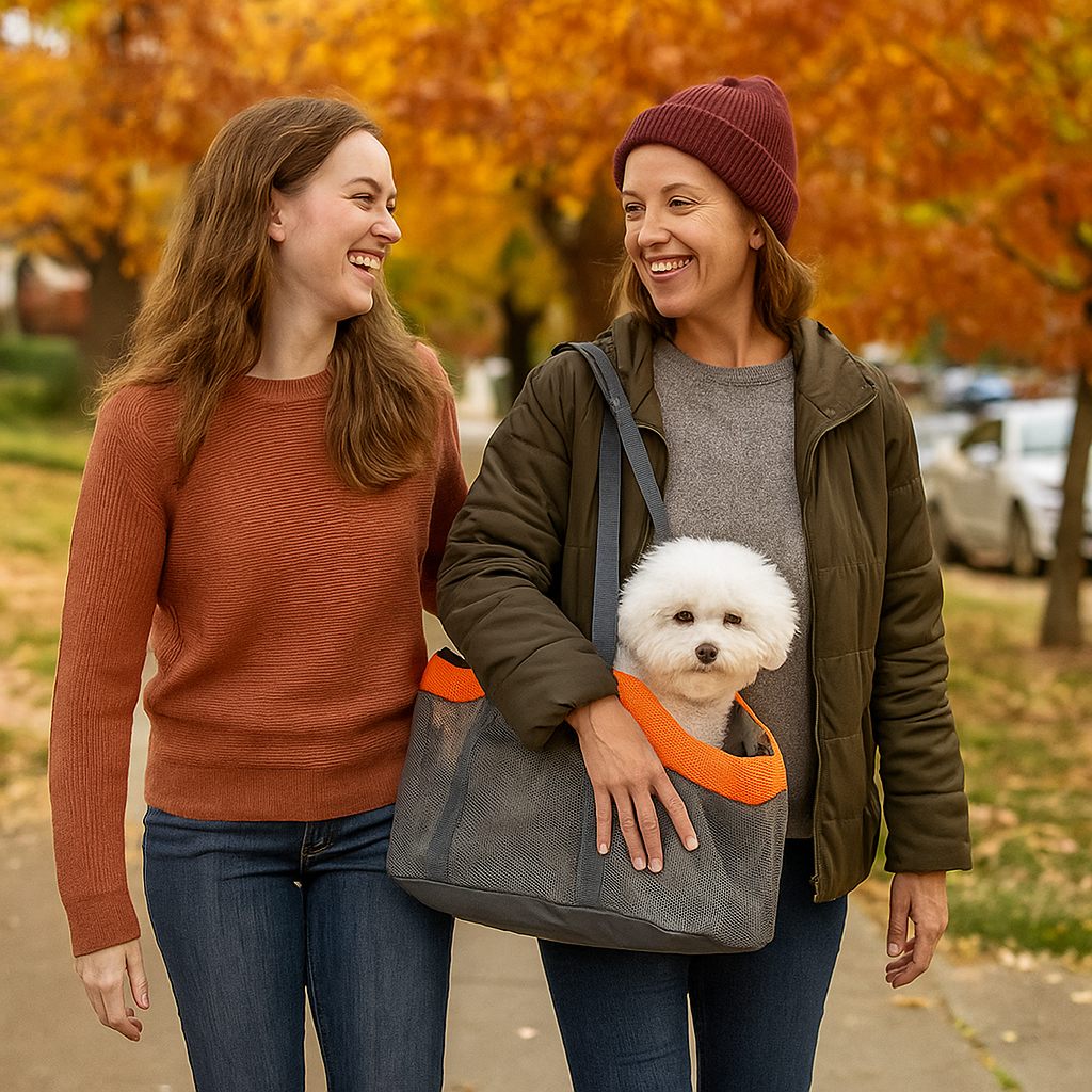 Sac de transport pour chien PattesMobiles™ : confort et liberté de toutou avec vous