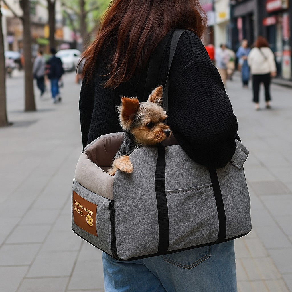 Sac de transport chien-Mon Sac Toutou™ : Confort ultime tout déplacement