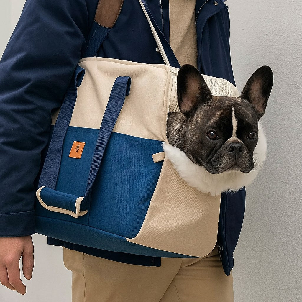 Sac de transport chien SacPoppy™ pensé pour le confort animal