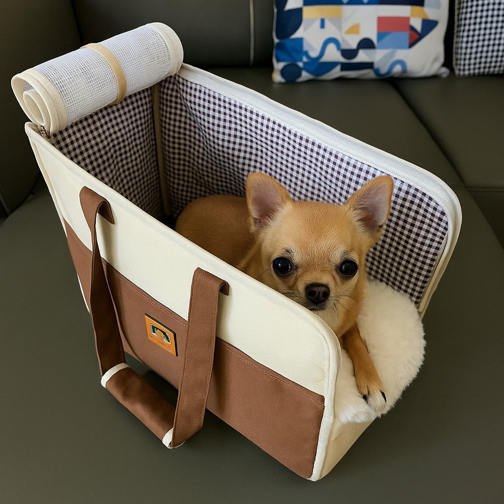 Sac de transport chien SacPoppy™ pensé pour le confort animal