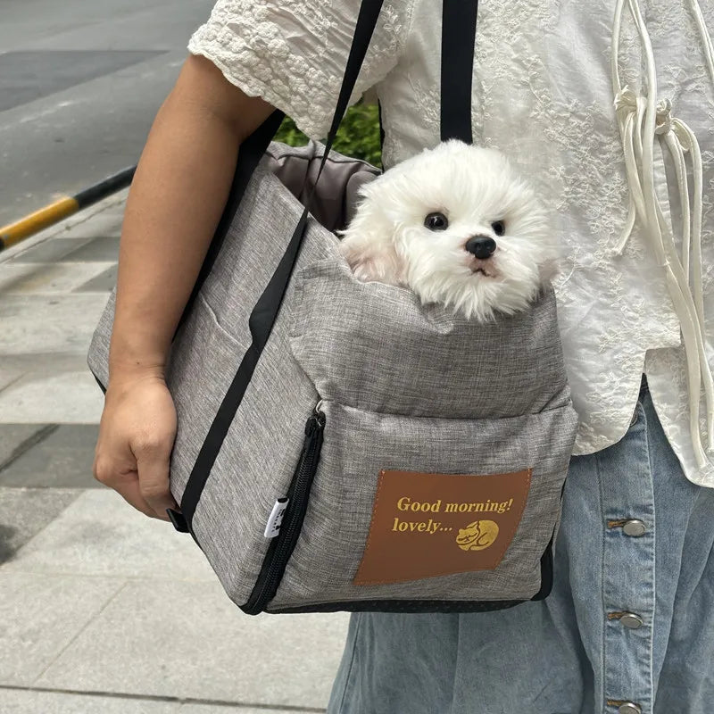 Sac de transport chien-Mon Sac Toutou™ : Confort ultime tout déplacement