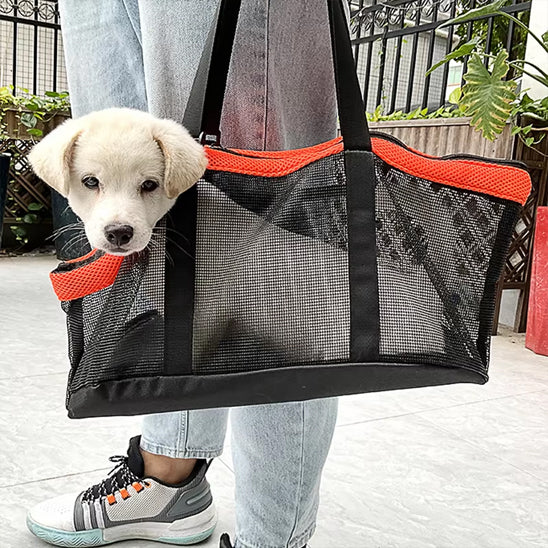 Sac de transport pour chien PattesMobiles™
Un cocon respirant pour le bien-être de votre animal