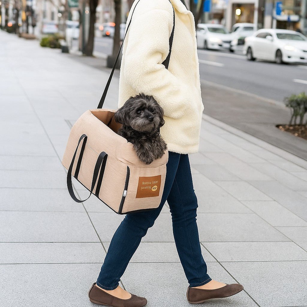 Sac de transport chien-Mon Sac Toutou™ :  marche en ville