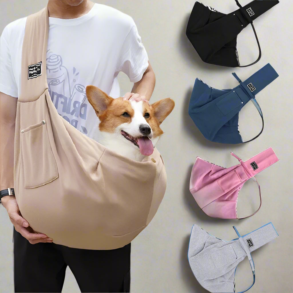  Sac pour chien Baladou™- cHOIX bandoulière offre un cocon rassurant pour votre animal. 