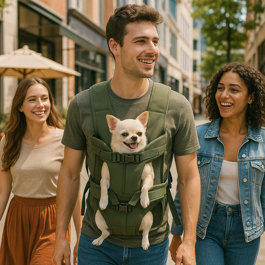 Sac transport chien-WoufPack™ conçu pour le bien-être
Sécurité et confort