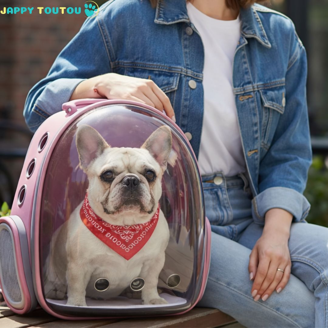 Sac a dos chien - Cocoon Puppy™ : Ventilation optimisée, Dôme spacieux