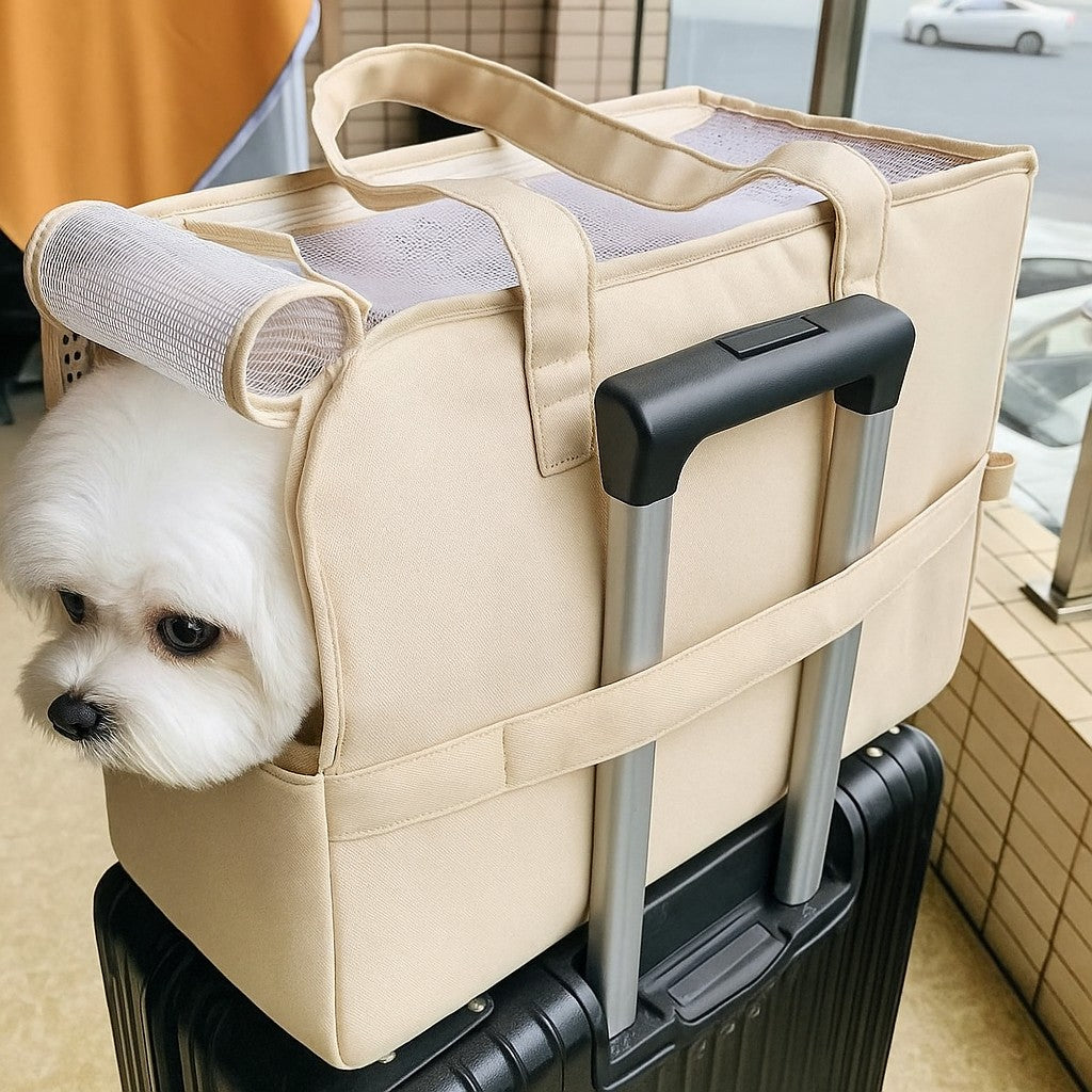 Sac de transport chien - SacPoppy™ : confort, sécurité pour vos voyages