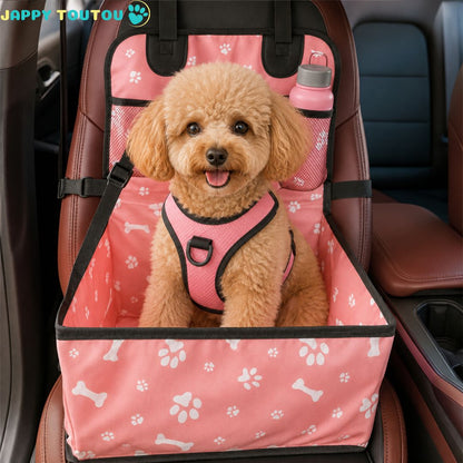 Siege auto chien•JappySiègeRose™: Bord de sécurité renforcé