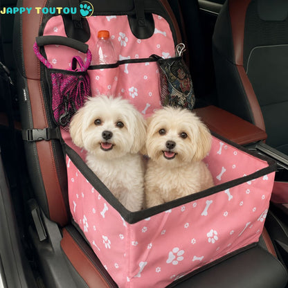 Siege auto chien•JappySiègeRose™: Fixation universelle