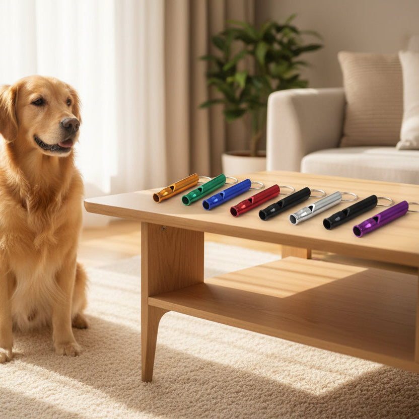 Sifflet ultrason pour chien : Compact et  choix couleur