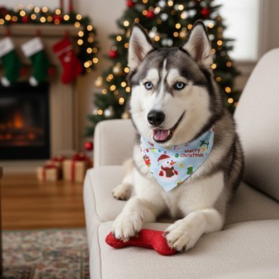 Bandana Chien | FestifBandz™ Égayez le Noël - Jappy Toutou