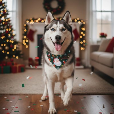 Bandana Chien | FestifBandz™ Égayez le Noël - Jappy Toutou